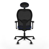 Kontorstol med hovedg�rde Jorquera Piqueras y Crespo 3D036N1 Bl� #5