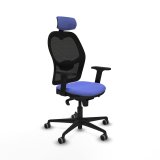 Kontorstol med hovedg�rde Jorquera Piqueras y Crespo 2D036G2 Lysebl� #1