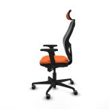 Kontorstol med hovedg�rde Jorquera Piqueras y Crespo 2D036G2 Orange #3