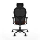 Kontorstol med hovedg�rde Jorquera Piqueras y Crespo 3D036N2 Orange #2