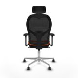 Kontorstol med hovedg�rde Jorquera Piqueras y Crespo 3D086G2 Orange #5