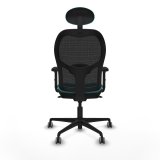 Kontorstol med hovedg�rde Jorquera Piqueras y Crespo 2D036G1 Turkisbl� #5