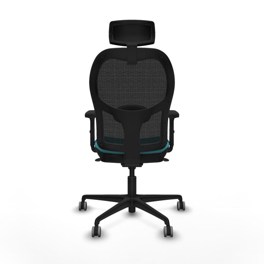 Kontorstol med hovedg�rde Jorquera Piqueras y Crespo 2D036G2 Turkisbl� #5