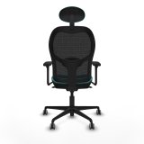 Kontorstol med hovedg�rde Jorquera Piqueras y Crespo 3D036G1 Turkisbl� #5