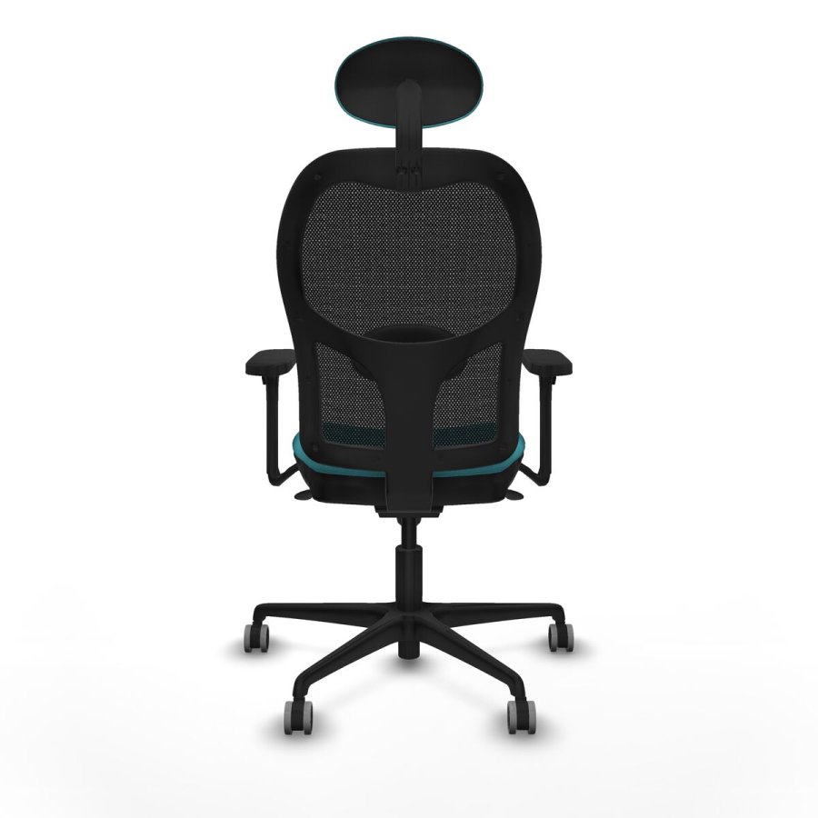 Kontorstol med hovedg�rde Jorquera Piqueras y Crespo 3D036G1 Turkisbl� #5