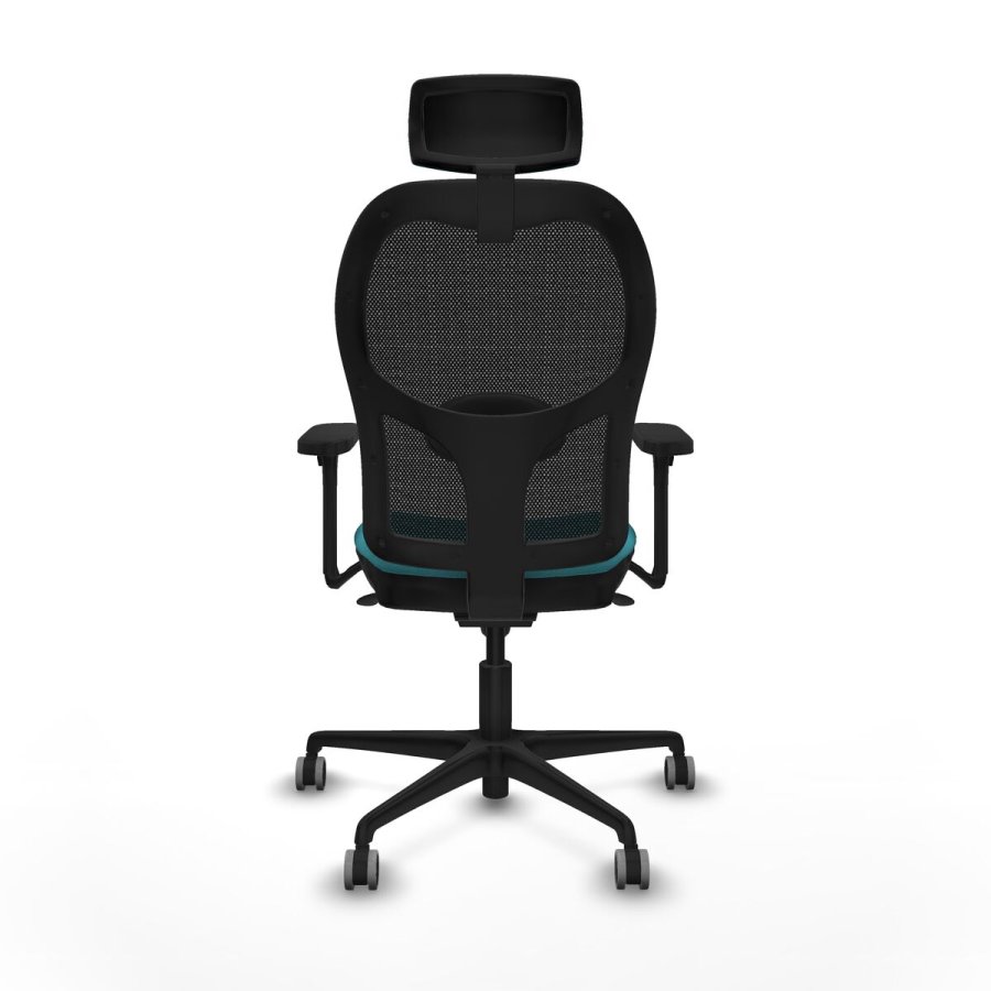 Kontorstol med hovedg�rde Jorquera Piqueras y Crespo 3D036G2 Turkisbl� #5