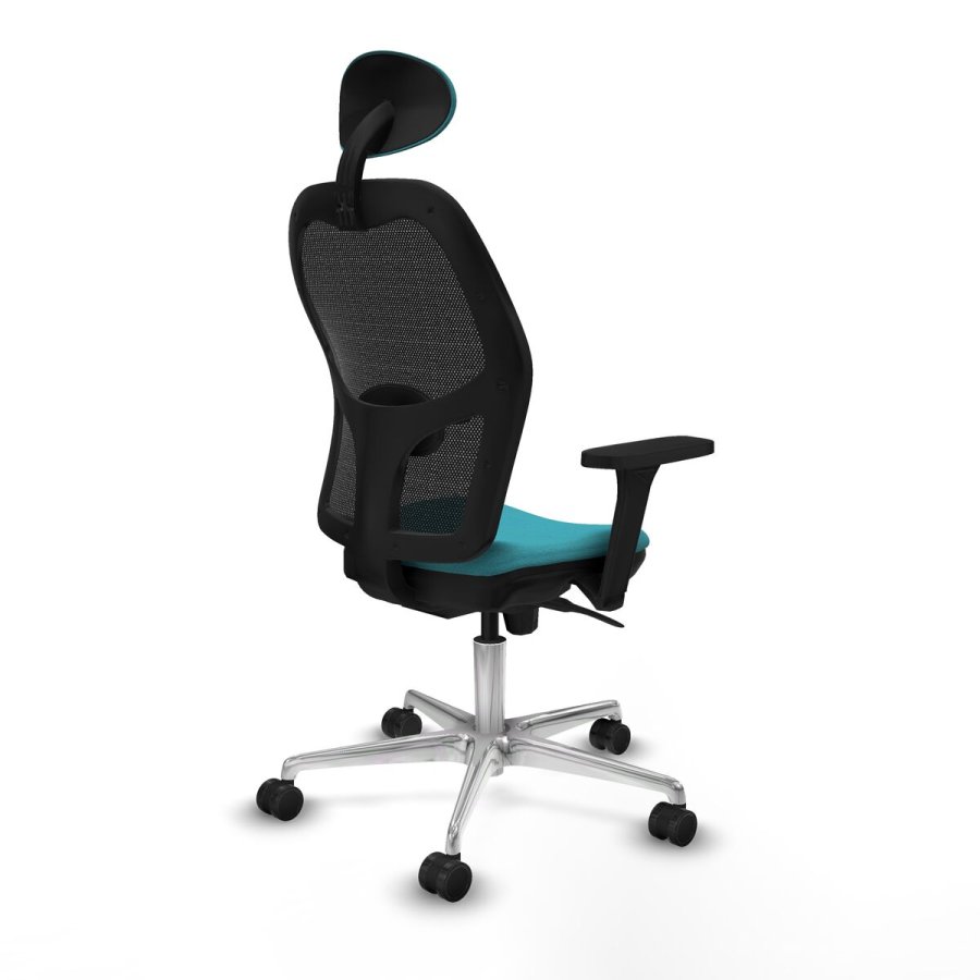Kontorstol med hovedg�rde Jorquera Piqueras y Crespo 3D086N1 Turkisbl� #6
