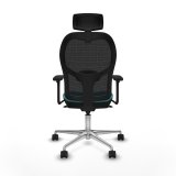 Kontorstol med hovedg�rde Jorquera Piqueras y Crespo 3D086N2 Turkisbl� #5