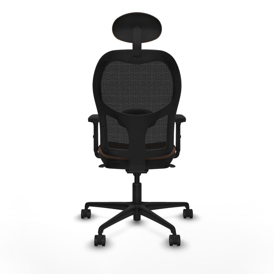 Kontorstol med hovedg�rde Jorquera Piqueras y Crespo 2D036N1 Sort M�rkebrun #5