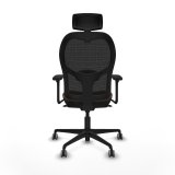 Kontorstol med hovedg�rde Jorquera Piqueras y Crespo 3D036G2 Sort M�rkebrun #5