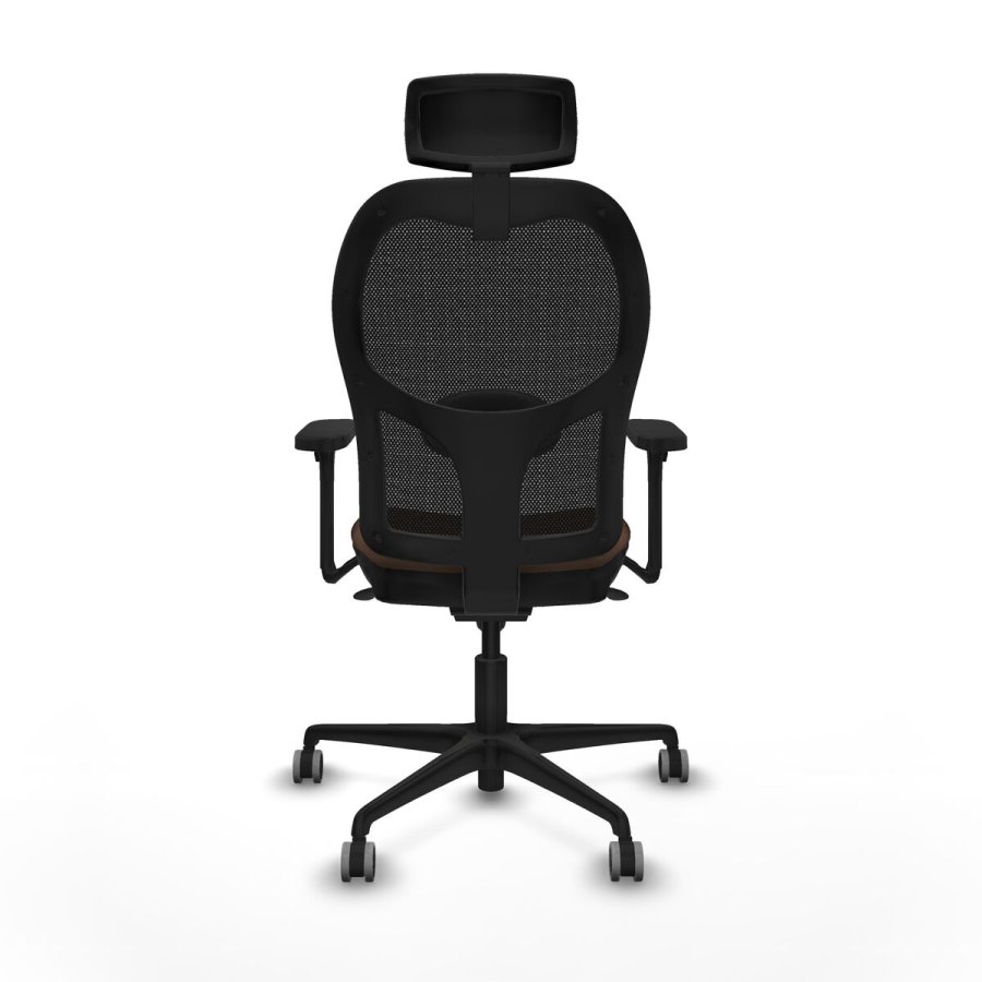 Kontorstol med hovedg�rde Jorquera Piqueras y Crespo 3D036G2 Sort M�rkebrun #5