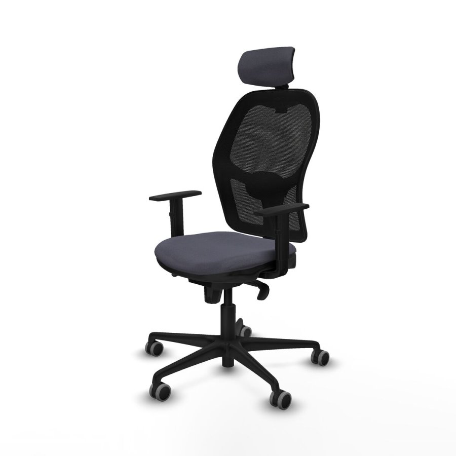 Kontorstol med hovedg�rde Jorquera Piqueras y Crespo 1D036G2 M�rkegr� #2