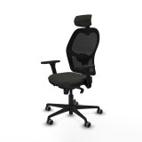 Kontorstol med hovedg�rde Jorquera Piqueras y Crespo 3D036G2 Sort #2