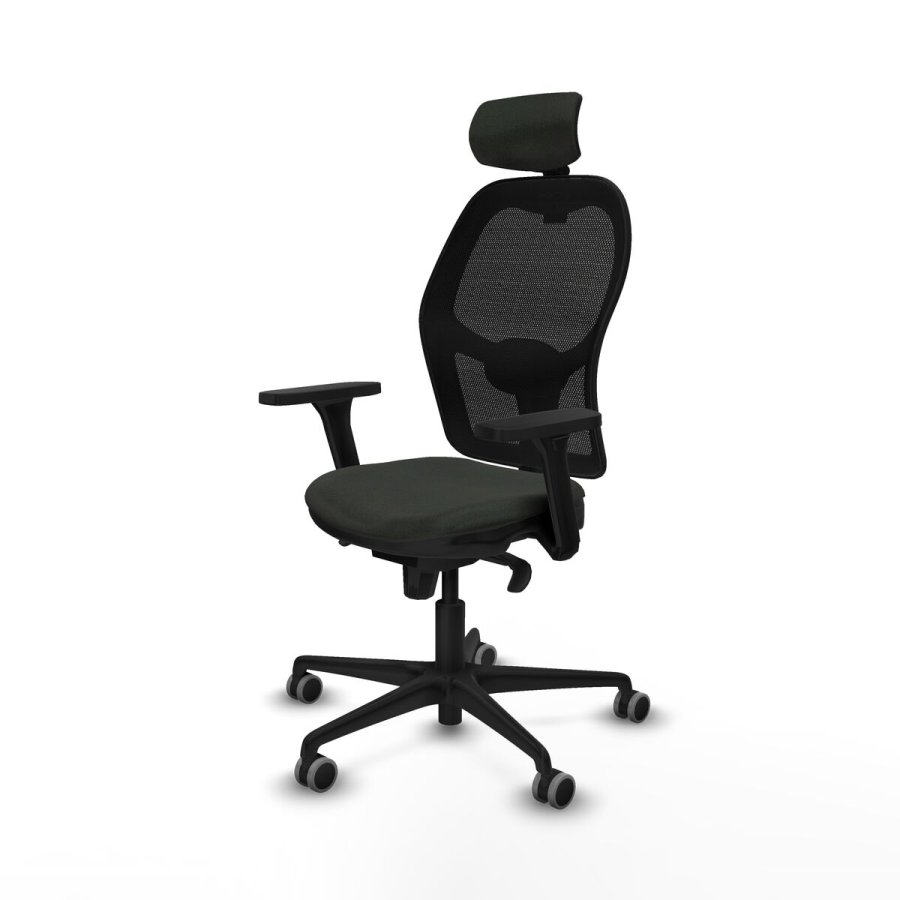 Kontorstol med hovedg�rde Jorquera Piqueras y Crespo 3D036G2 Sort #2