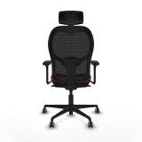 Kontorstol med hovedg�rde Jorquera Piqueras y Crespo 3D036G2 R�dbrun #5