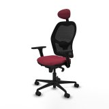 Kontorstol med hovedg�rde Jorquera Piqueras y Crespo 3D036N1 R�dbrun #2