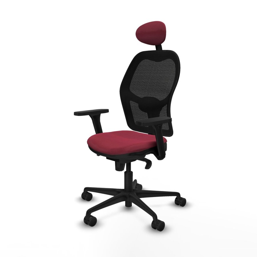 Kontorstol med hovedg�rde Jorquera Piqueras y Crespo 3D036N1 R�dbrun #2