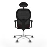 Kontorstol med hovedg�rde Jorquera Piqueras y Crespo 3D086G1 R�dbrun #5