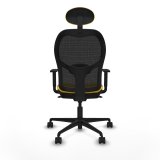 Kontorstol med hovedg�rde Jorquera Piqueras y Crespo 1D036N1 Gul #5