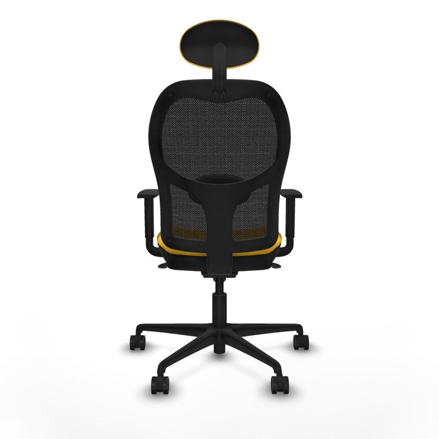 Kontorstol med hovedg�rde Jorquera Piqueras y Crespo 1D036N1 Gul #5