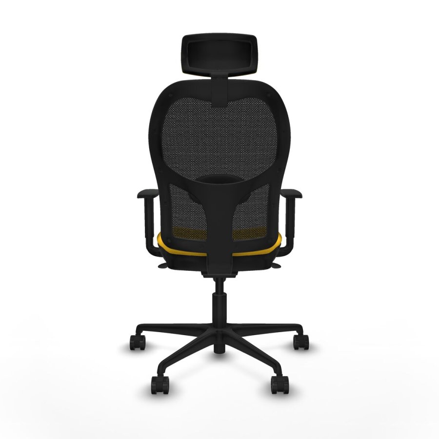 Kontorstol med hovedg�rde Jorquera Piqueras y Crespo 1D036N2 Gul #5