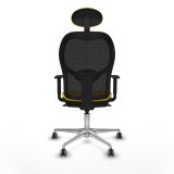 Kontorstol med hovedg�rde Jorquera Piqueras y Crespo 1D086G1 Gul #5