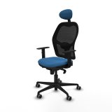 Kontorstol med hovedg�rde Jorquera Piqueras y Crespo 1D036G1 Lysebl� #2