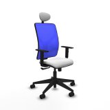 Kontorstol med hovedg�rde Motilla Piqueras y Crespo 1D066N1 Hvid #1