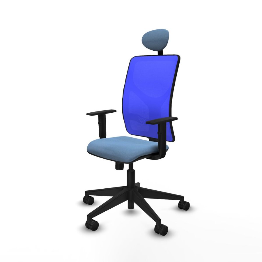 Kontorstol med hovedg�rde Motilla Piqueras y Crespo 1D066N1 Himmelbl� #2