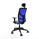 Kontorstol med hovedg�rde Motilla Piqueras y Crespo 1D066N1 Himmelbl� #4