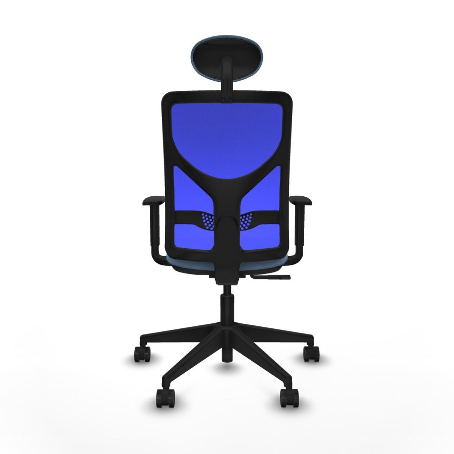 Kontorstol med hovedg�rde Motilla Piqueras y Crespo 1D066N1 Himmelbl� #5