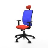 Kontorstol med hovedg�rde Motilla Piqueras y Crespo 1D066N1 M�rk orange #2