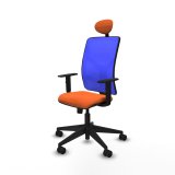 Kontorstol med hovedg�rde Motilla Piqueras y Crespo 1D066N1 Orange #2