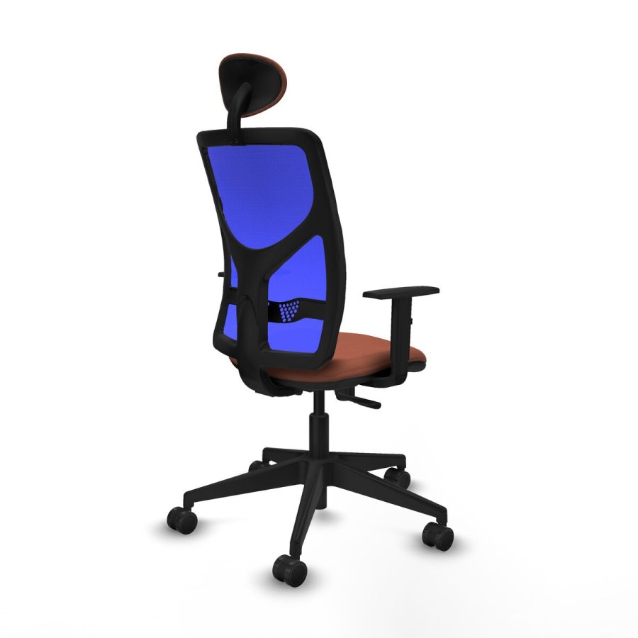 Kontorstol med hovedg�rde Motilla Piqueras y Crespo 1D066N1 Bl� Brun #6