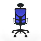 Kontorstol med hovedg�rde Motilla Piqueras y Crespo 1D066N1 Turkisbl� #5