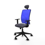 Kontorstol med hovedg�rde Motilla Piqueras y Crespo 1D066N1 M�rkegr� #2