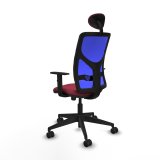 Kontorstol med hovedg�rde Motilla Piqueras y Crespo 1D066N1 R�dbrun #4