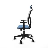 Kontorstol med hovedg�rde Motilla Piqueras y Crespo 1D066N1 Himmelbl� #3