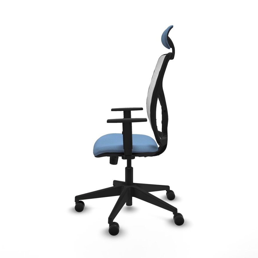 Kontorstol med hovedg�rde Motilla Piqueras y Crespo 1D066N1 Himmelbl� #3