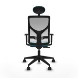 Kontorstol med hovedg�rde Motilla Piqueras y Crespo 1D066N1 Turkisbl� #5