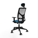 Kontorstol med hovedg�rde Motilla Piqueras y Crespo 1D066N1 Hvid Petroleum gr�n #4