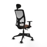 Kontorstol med hovedg�rde Motilla Piqueras y Crespo 1D066N1 Hvid M�rkebrun #6