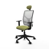 Kontorstol med hovedg�rde Motilla Piqueras y Crespo 1D066N1 Gr�n #2