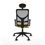 Kontorstol med hovedg�rde Motilla Piqueras y Crespo 1D066N1 Gul #5