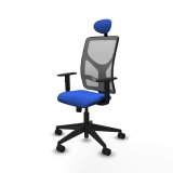 Kontorstol med hovedg�rde Motilla Piqueras y Crespo 1D066N1 Bl� #2