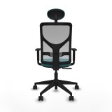 Kontorstol med hovedg�rde Motilla Piqueras y Crespo 1D066N1 Turkisbl� #5