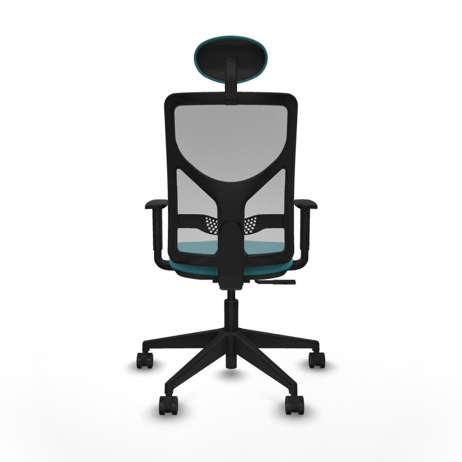 Kontorstol med hovedg�rde Motilla Piqueras y Crespo 1D066N1 Turkisbl� #5