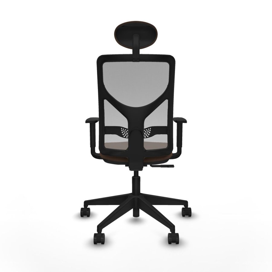 Kontorstol med hovedg�rde Motilla Piqueras y Crespo 1D066N1 Gr� M�rkebrun #5