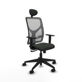 Kontorstol med hovedg�rde Motilla Piqueras y Crespo 1D066N1 Sort #1