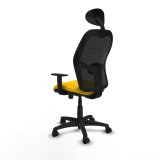 Kontorstol med hovedg�rde Piqueras y Crespo 1D10RN1 Gul #4